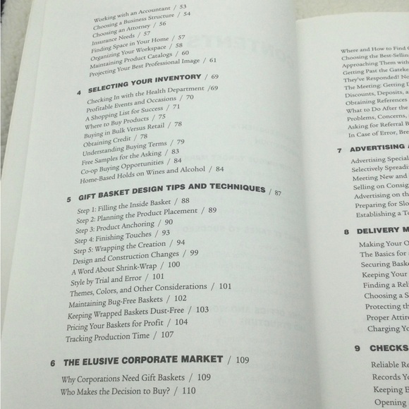 Vintage how to start a home based gift basket business book yr 1998 . - Picture 9 of 11